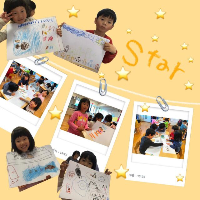 🌝

Star Class⭐️

#大竹市 #こども園 #4歳児 
#お絵描き