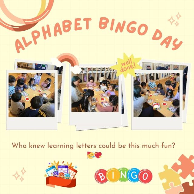 Sky Class had a BLAST learning their ABCs with an exciting game of Alphabet BINGO!🌟📣

Who knew learning letters could be this much fun? 🥳💖

#SkyClassAdventures #AlphabetBingo #learningthroughplay #funwithabcs #earlyyearseducation